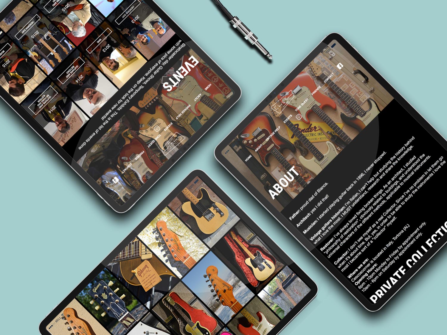 Cesco's Corner Guitars - Web Design